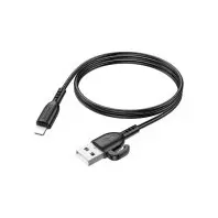 Кабель BOROFONE BX91 AM / Lightning 1m 2.4A Black (6974443389883) Кабель BOROFONE BX91 AM / Lightning 1m 2.4A Black (6974443389883)