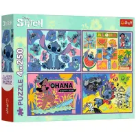 Пазл Trefl Lilo&Stitch Дивовижний Стіч 4х 250 елементів (5900511133110) Пазл Trefl Lilo&Stitch Дивовижний Стіч 4х 250 елементів (5900511133110)