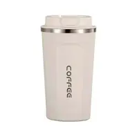 Термокружка Merlion MugCoffe 500 мл з відкидною кришкою, біла (MugCoffe-500White)