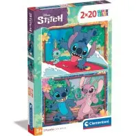 Пазл Clementoni Disney Stitch 2 шт по 20 елементів (24809) Пазл Clementoni Disney Stitch 2 шт по 20 елементів (24809)