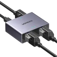 Розгалужувач NW301 Gigabit Ethemet Splitter 1 to 2 Grey UGREEN (45311) Розгалужувач NW301 Gigabit Ethemet Splitter 1 to 2 Grey UGREEN (45311)