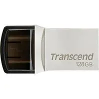 USB флеш накопичувач Transcend 128GB JetFlash 890 Silver USB 3.1/Type-C (TS128GJF890S) USB флеш накопичувач Transcend 128GB JetFlash 890 Silver USB 3.1/Type-C (TS128GJF890S)