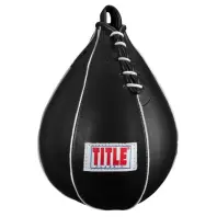 Груша боксерська Title Classic Super Speed Bag V2 Black M (CSPBV M BK/WH)