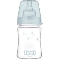 Пляшечка для годування Lovi Diamond Glass Botanic скляна 150 мл Світло-синя (74/105) Пляшечка для годування Lovi Diamond Glass Botanic скляна 150 мл Світло-синя (74/105)