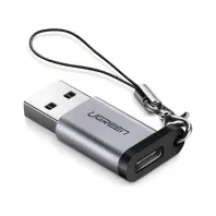 Перехідник USB 3.0 AM to USB-C F gray Ugreen (50533) Перехідник USB 3.0 AM to USB-C F gray Ugreen (50533)