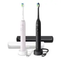 Електрична зубна щітка Philips Sonicare 3100 series Black/Pink 2 in pack (HX4072/42)