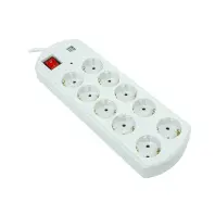 Мережевий фільтр живлення PowerPlant 10м, 10 розеток, USB, євро, 100% мідь (YS-N6065/10) (EX610563) Мережевий фільтр живлення PowerPlant 10м, 10 розеток, USB, євро, 100% мідь (YS-N6065/10) (EX610563)