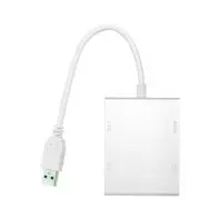 Перехідник USB 3.0 to HDMI, DVI, VGA, RJ45 Gigabit Ethernet PowerPlant (CA912087) Перехідник USB 3.0 to HDMI, DVI, VGA, RJ45 Gigabit Ethernet PowerPlant (CA912087)