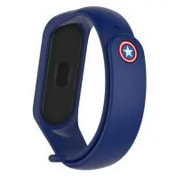 Ремінець до фітнес браслета Armorstandart Superhero Edition для Xiaomi Mi Band 5 Captain America Blue (ARM57108)