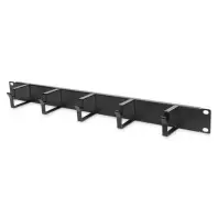 Кабельний організатор 19" 1U 5x cable rings 40x60mm Digitus (DN-97602)
