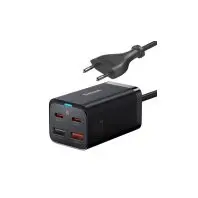 Зарядний пристрій Baseus GaN 3 Pro 2xUSB 2xType-C 65W Black with Type-C 100W cable (CCGP040101) Зарядний пристрій Baseus GaN 3 Pro 2xUSB 2xType-C 65W Black with Type-C 100W cable (CCGP040101)