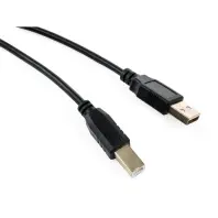 Кабель для принтера USB 2.0 AM/BM 3.0 m Vinga (VCPDCAMBM3.0BK) Кабель для принтера USB 2.0 AM/BM 3.0 m Vinga (VCPDCAMBM3.0BK)