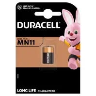 Батарейка MN11 6V спеціальна лужна, A11 / 11A, 1 шт. в упаковці Duracell (5007387)