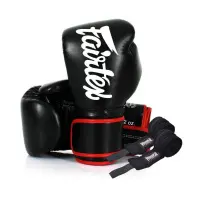 Боксерські рукавички Fairtex BGV14 Black 14 унцій (бинти в комплекті) (BGV14_14oz_Black) Боксерські рукавички Fairtex BGV14 Black 14 унцій (бинти в комплекті) (BGV14_14oz_Black)