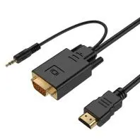Перехідник HDMI to VGA Cablexpert (A-HDMI-VGA-03-6) Перехідник HDMI to VGA Cablexpert (A-HDMI-VGA-03-6)