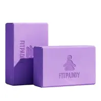 Блок для йоги Fitpaddy 2шт Фіолетові (BLOCK01VL)