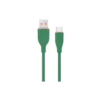 Кабель Cablexpert Premium 2.1A AM / Type-C 1.5m Green  (CC-USB2S-AMCM-1.5M-G)