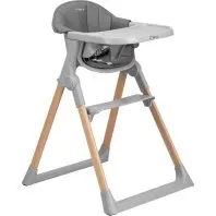 Стілець для годування MoMi Kala Grey (KRKA00025) Стілець для годування MoMi Kala Grey (KRKA00025)