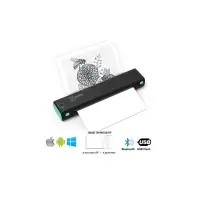 Принтер чеків UKRMARK M08-BK А4, Bluetooth, USB, чорний (00781) Принтер чеків UKRMARK M08-BK А4, Bluetooth, USB, чорний (00781)