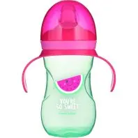 Поїльник-непроливайка Canpol babies So cool із силіконовим носиком 270 мл Рожевий (57/304_pin) Поїльник-непроливайка Canpol babies So cool із силіконовим носиком 270 мл Рожевий (57/304_pin)