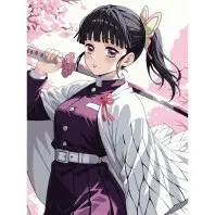 Картина по номерам Santi Demon Slayer Shinobu Kocho 30*40 см (955044)